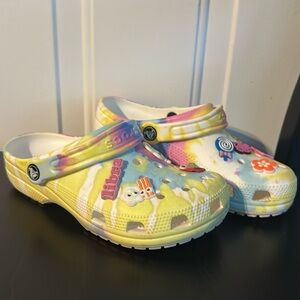 Crocs, have been worn, size 7 women’s